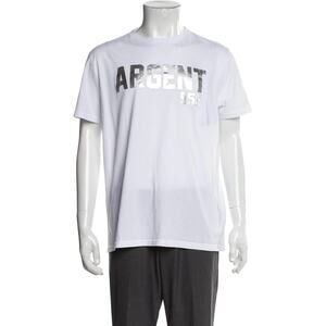 Moncler Graphic Print Crew Neck T-Shirt - S White